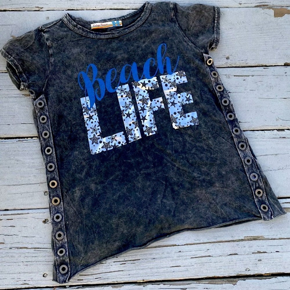 Vintage Havana Girls Beach Life Shirt Sz M